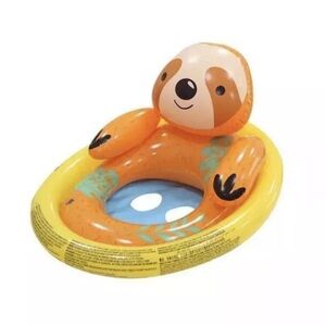 Inflatable Baby Pool Float Sloth 32” x 22” Age 0-1